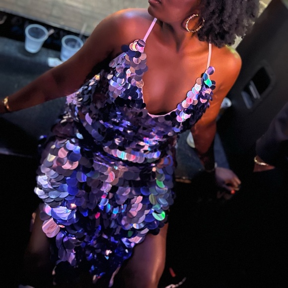 ASOS disc sequin cami dress - Picture 4 of 5